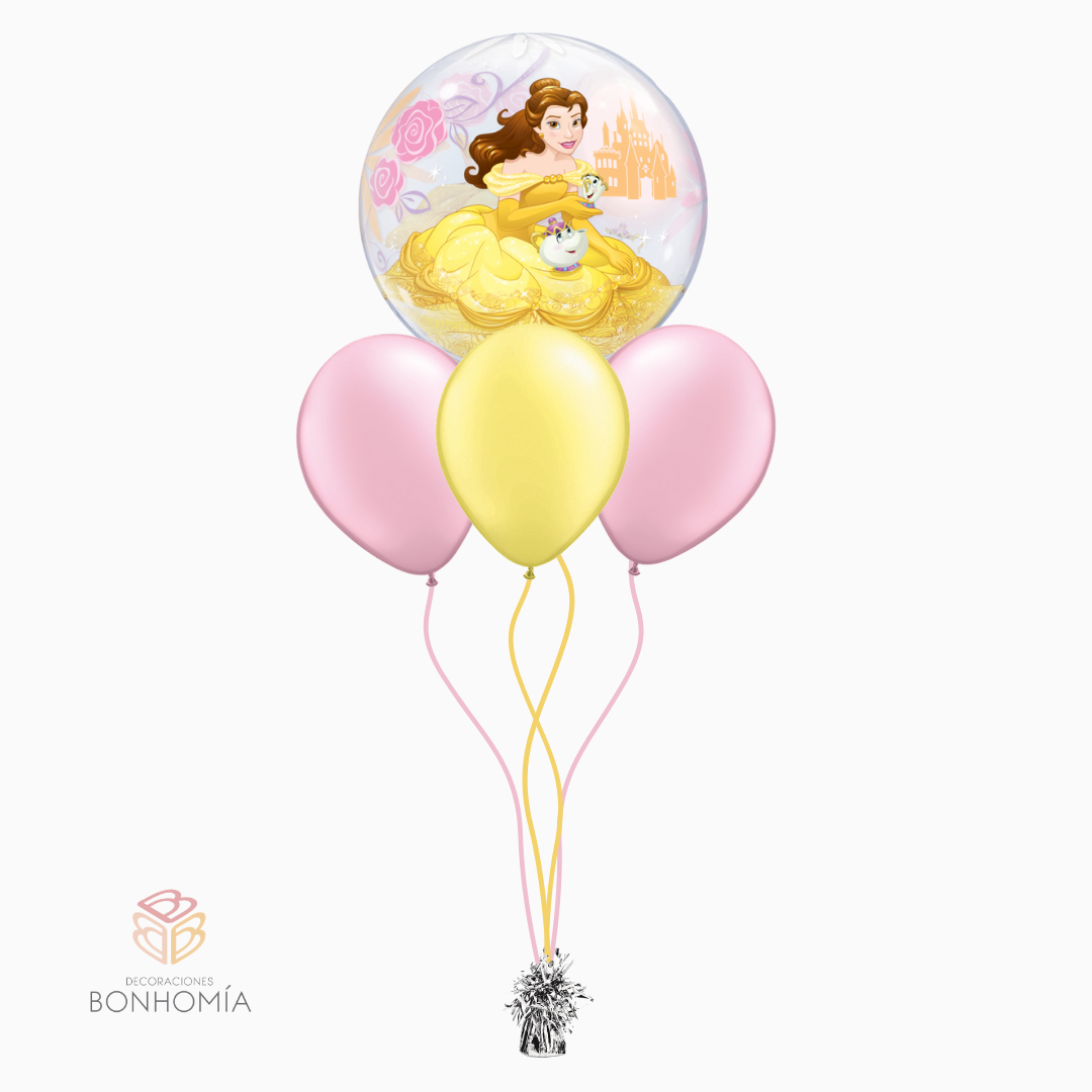 Bouquet Globos Princesas Disney